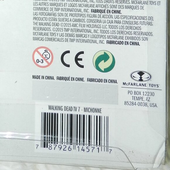 The Walking Dead Michonne McFarlane 5” Series 7 Action Figure 🆕📦🏃💨⚡🚚 - Picture 15 of 16